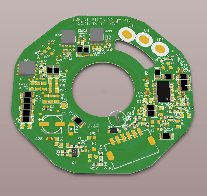 風扇空氣凈化-無刷電機方案