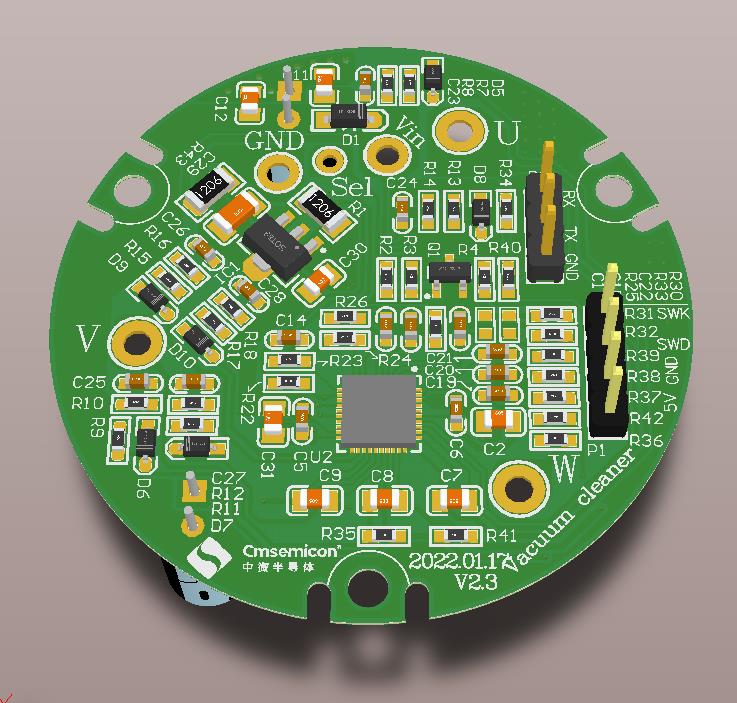 無感FOC高速無刷電機風機吸塵器方案